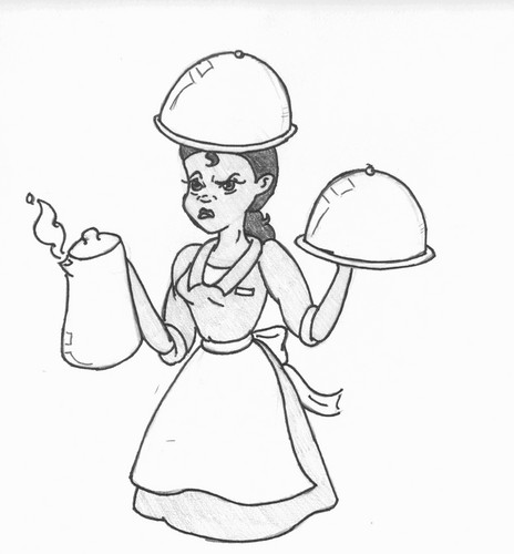 464x500 Waitress Problems (@waitresproblems) Twitter - Waitress Sketch