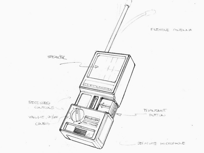700x526 Sketches By Kevin Gray - Walkie Talkie Sketch