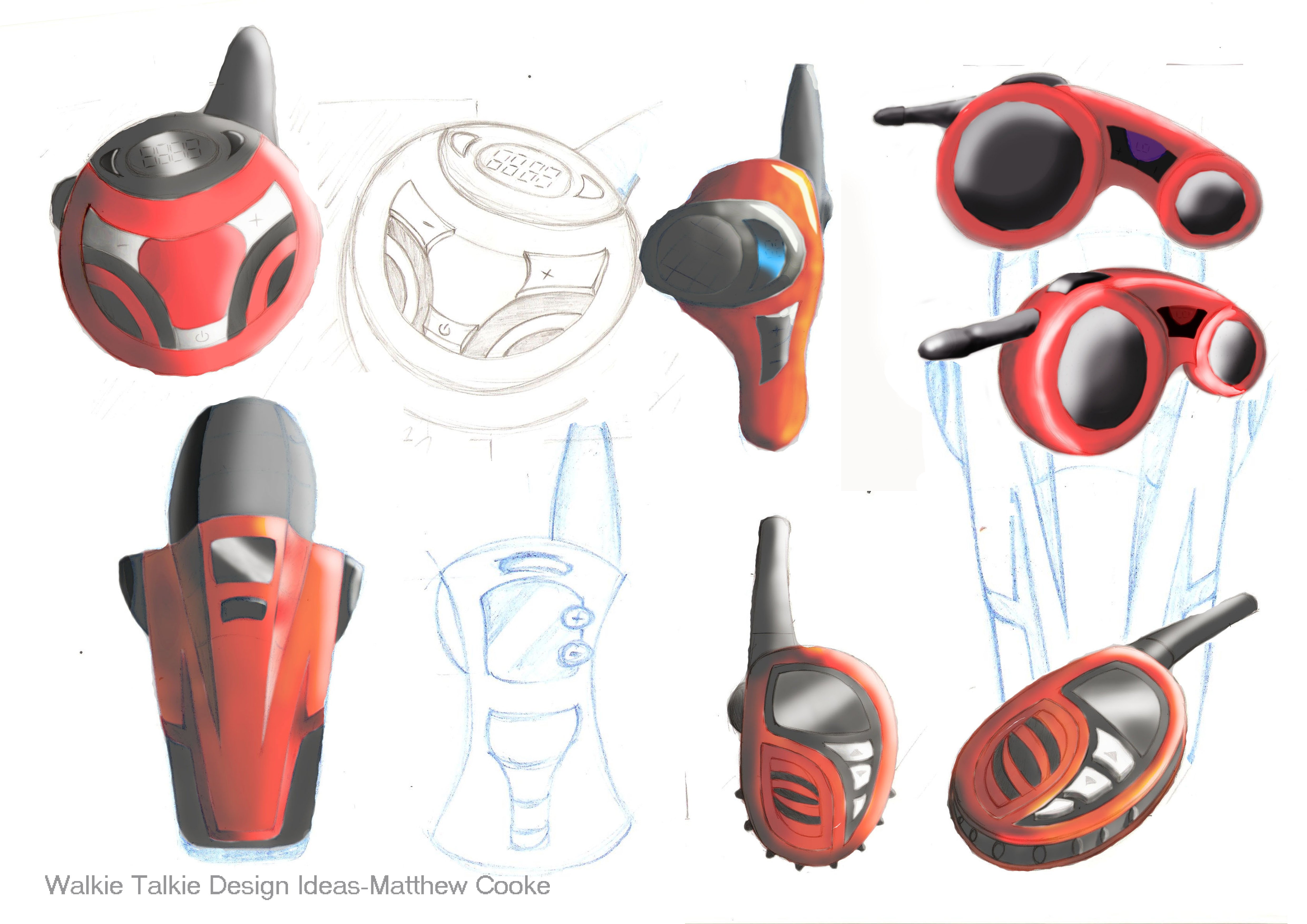 4961x3508 Walkie Talkie Concepts 1 - Walkie Talkie Sketch
