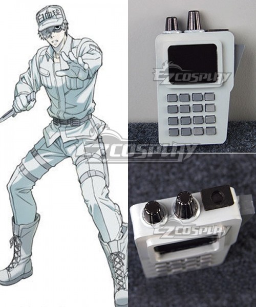 500x600 Cells At Work Neutrophil Walkie Talkie Cosplay Accessory Prop - Walkie Talkie Sketch