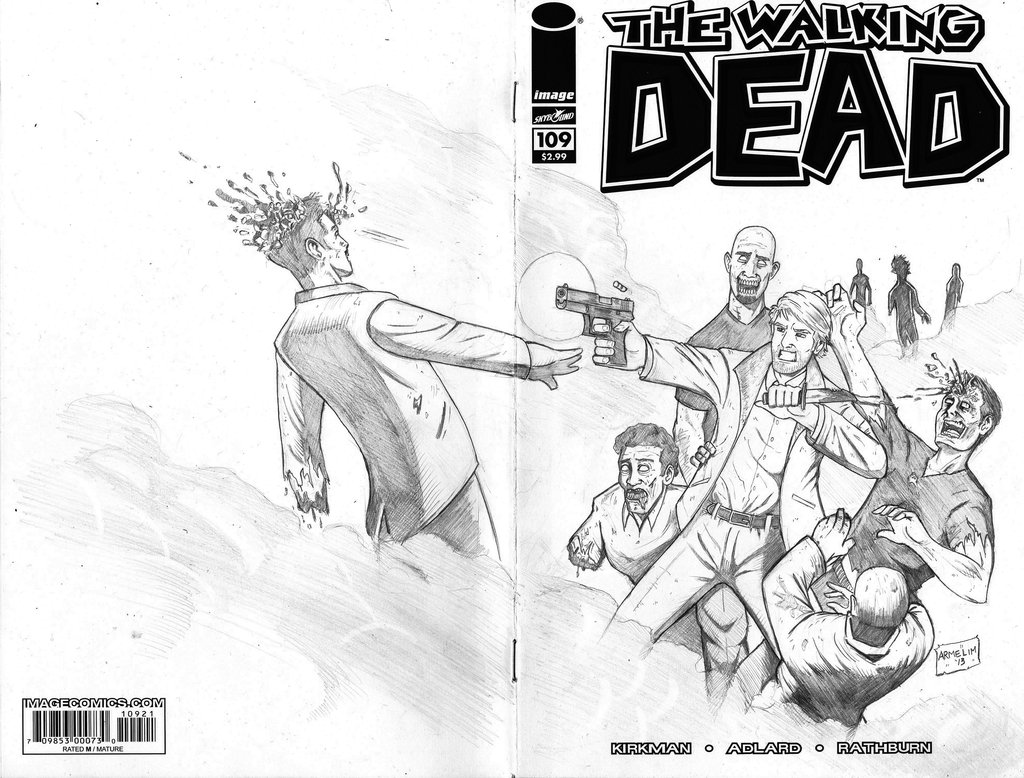 1024x778 The Walking Dead - Walking Dead Sketches