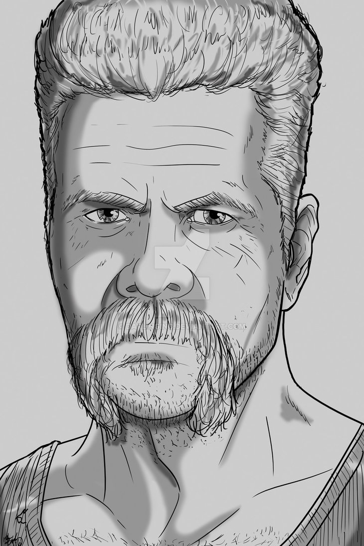 730x1095 The Walking Dead Sketch Card Abraham By Darlinginc - Walking Dead Sketches