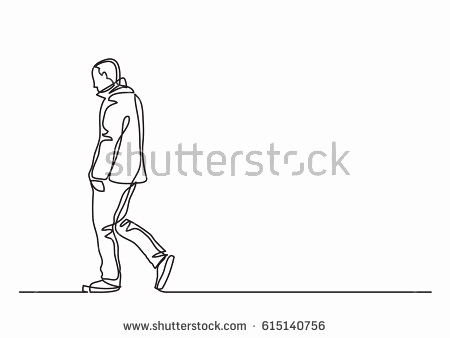 450x338 Walking Line Drawing Sketch Inspirational Sketch Walking Boy Hand - Walking Man Sketch