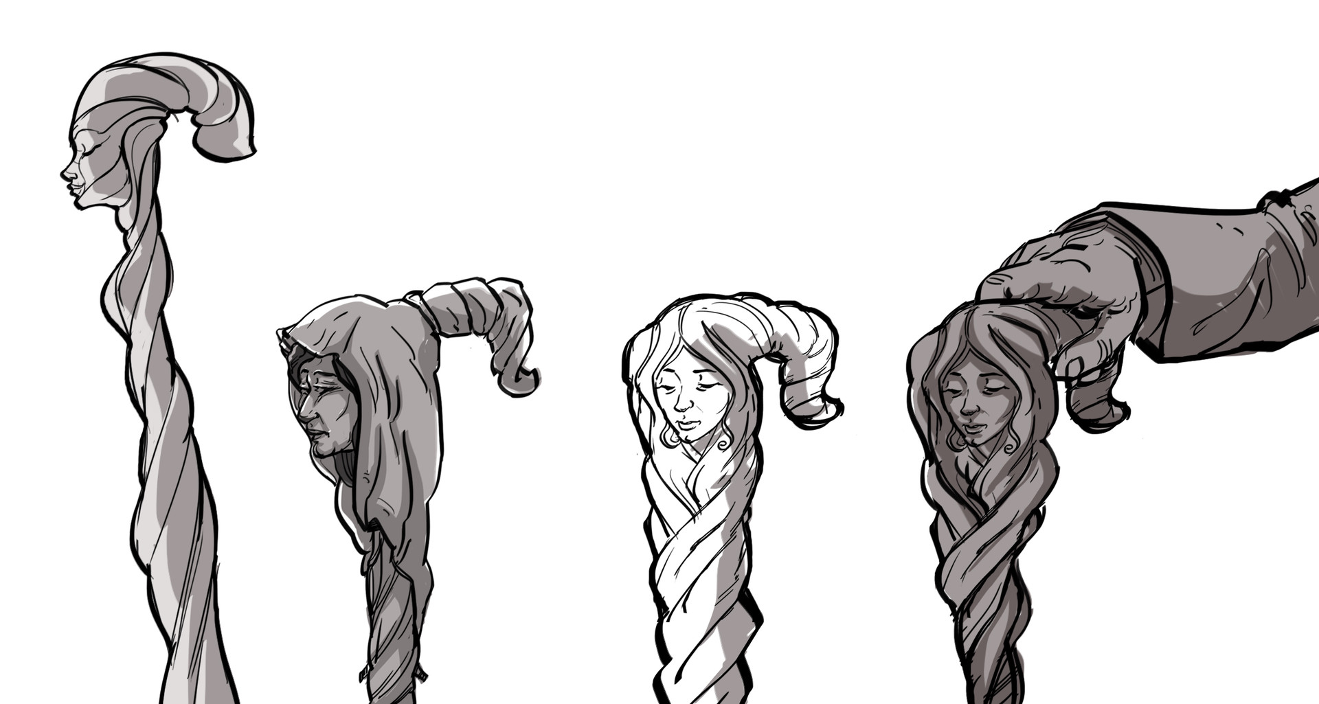 1920x1025 Sarmad Mohammed - Walking Sketch