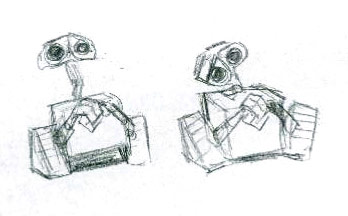 348x216 A Look Inside The Making Of Wall E Ltlt Rotten Tomatoes Movie And - Wall E Sketch