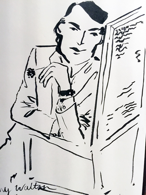 590x787 Sketch On The Wall Markers And Microns - Wall Sketch