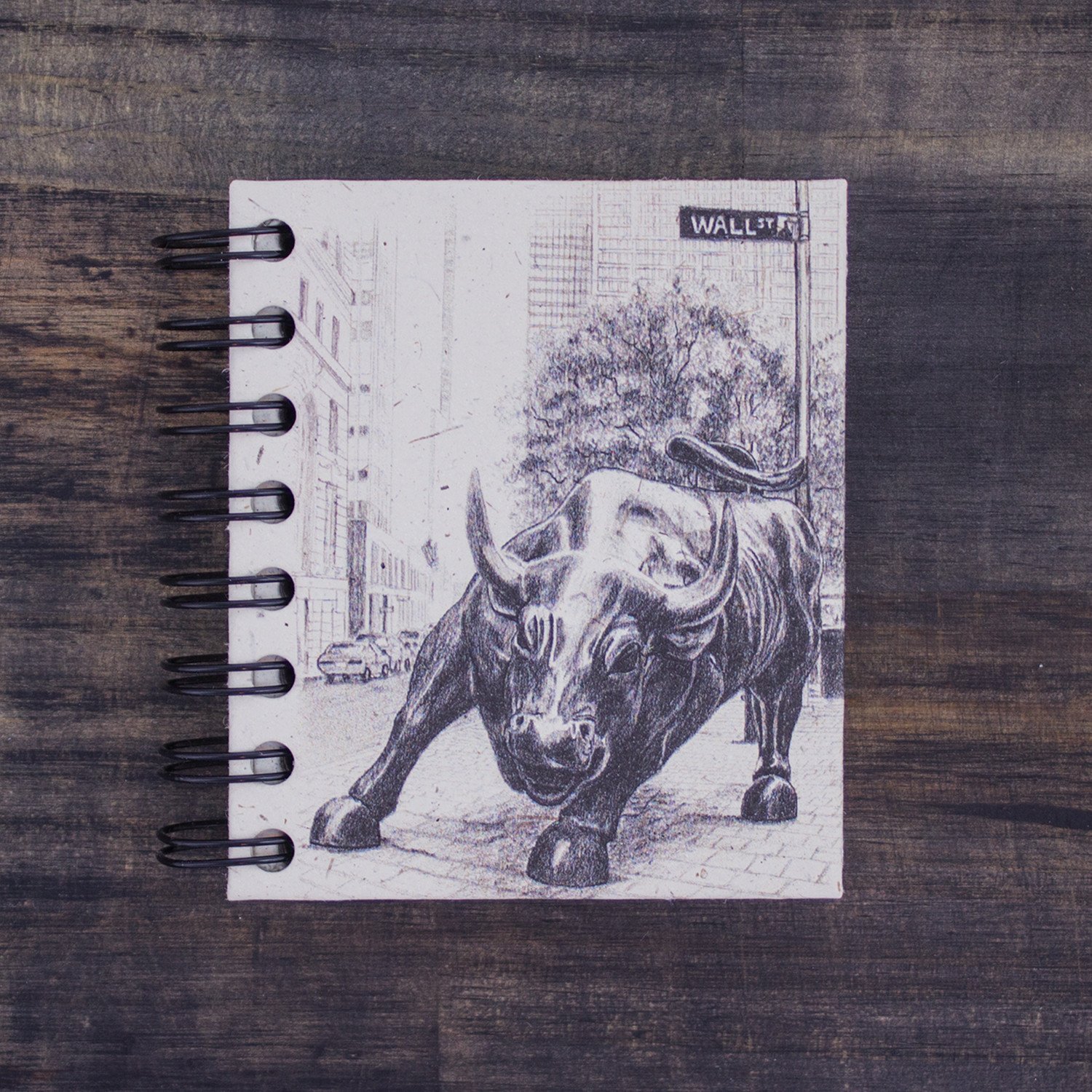 1500x1500 Mr. Ellie Pooh Handmade Fair Trade Gifts Small Notebook Wall - Wall Street Sketch
