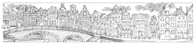 670x154 Amsterdam - Wall Street Sketch