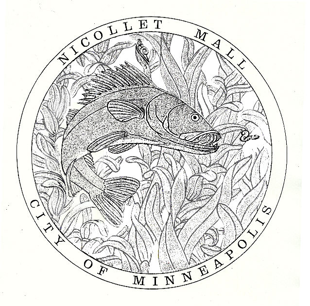 638x629 The Honoured Walleye Louise Levergneux - Walleye Sketch