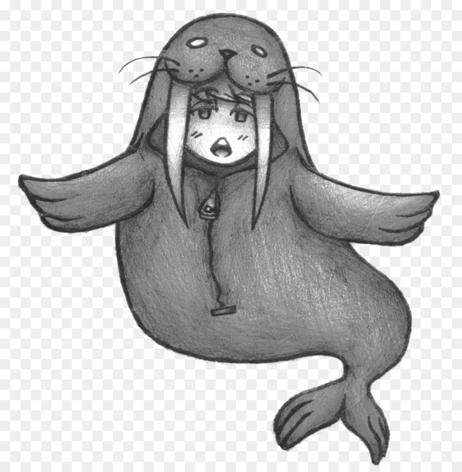 900x920 Walrus The Beatles Drawing - Walrus Sketch