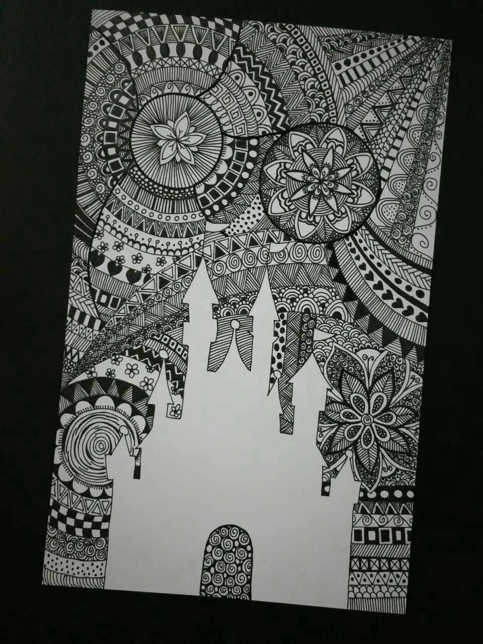 960x1280 Walt Disney - Walt Disney Castle Sketch