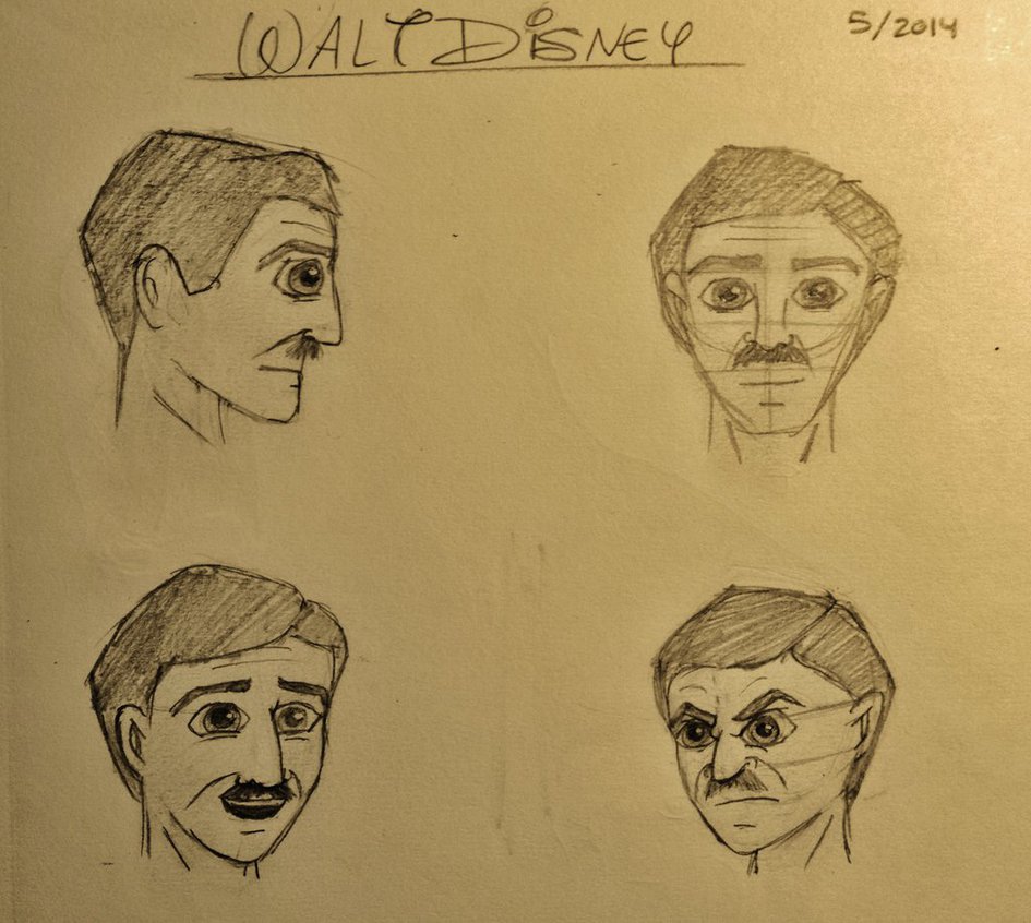 945x846 Walt Disney Sketches 1 By Wishexpedition23 - Walt Disney Sketches