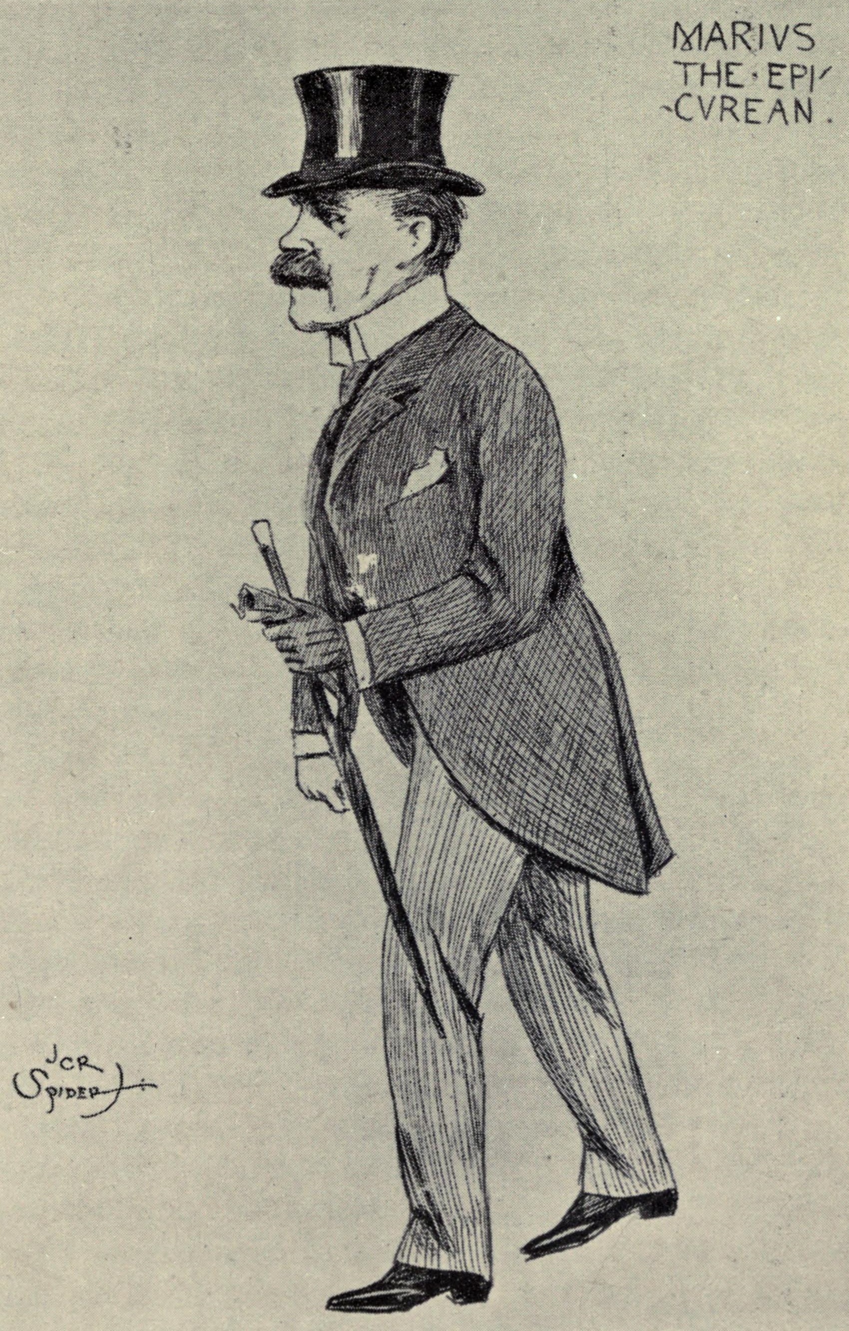 1700x2663 Filesketch Of Walter Pater.jpg - Walter Sketch