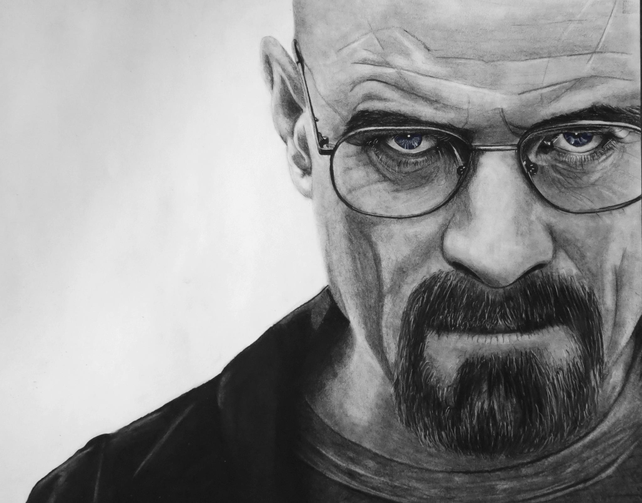 2048x1605 Walter White (Breaking Bad) Vs The Joker (The Dark Knight - Walter White Sketch