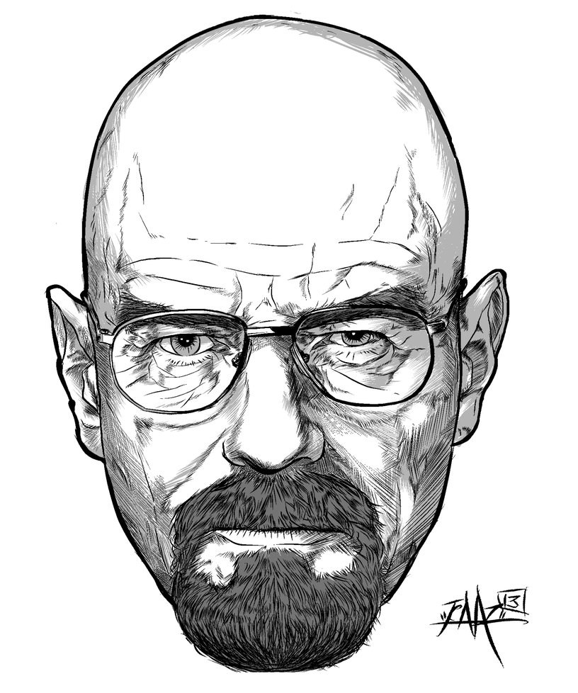 816x978 Walter White Photo Drawing Drawing Skill - Walter White Sketch