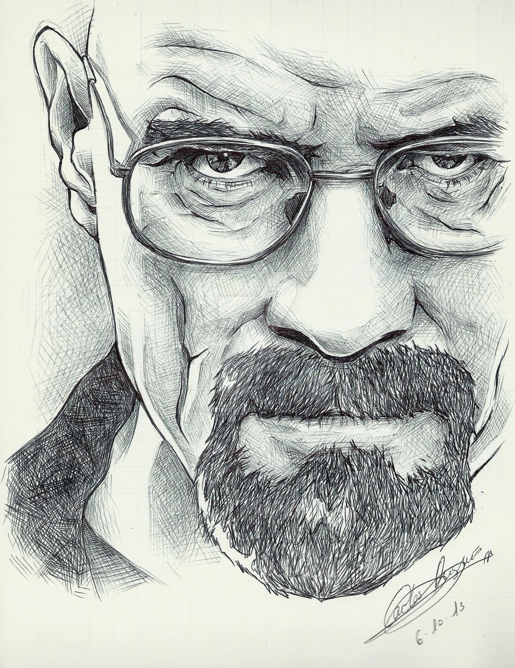 1024x1328 Walter White By Speedhunter25 - Walter White Sketch