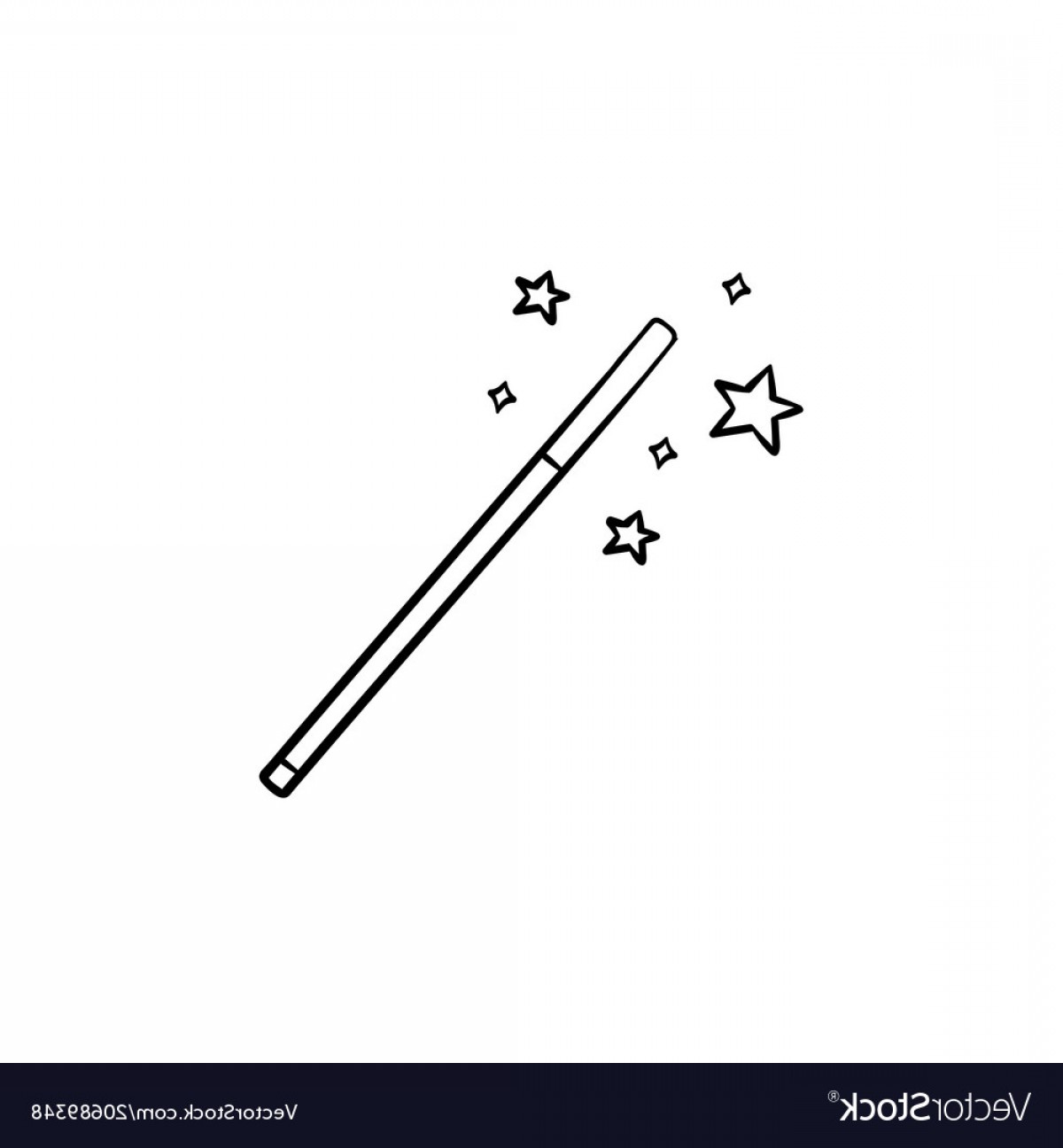 1200x1296 Magic Wand Hand Drawn Sketch Icon Vector Geekchicpro - Wand Sketch