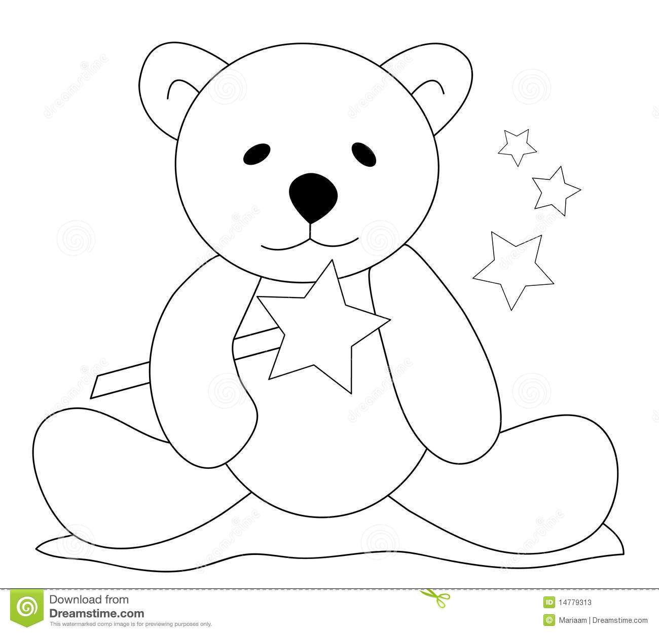 1300x1251 Teddy Bear Sketches Pictures Teddy Bear With Magic Wand Stock - Wand Sketch