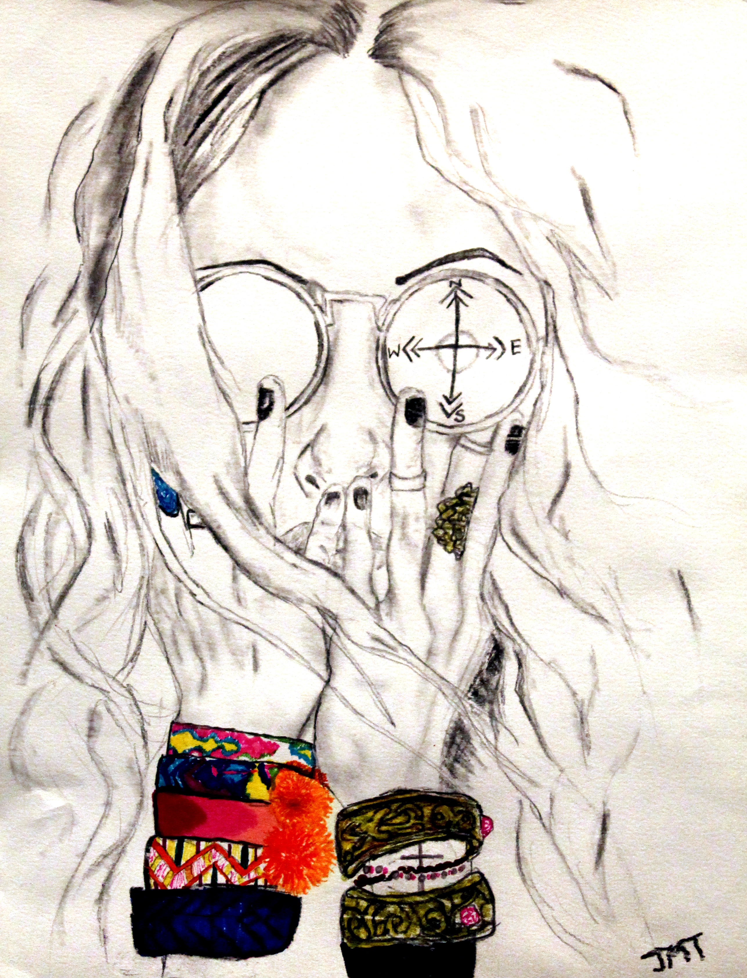 2574x3372 Print Jmt Art - Wanderlust Sketch