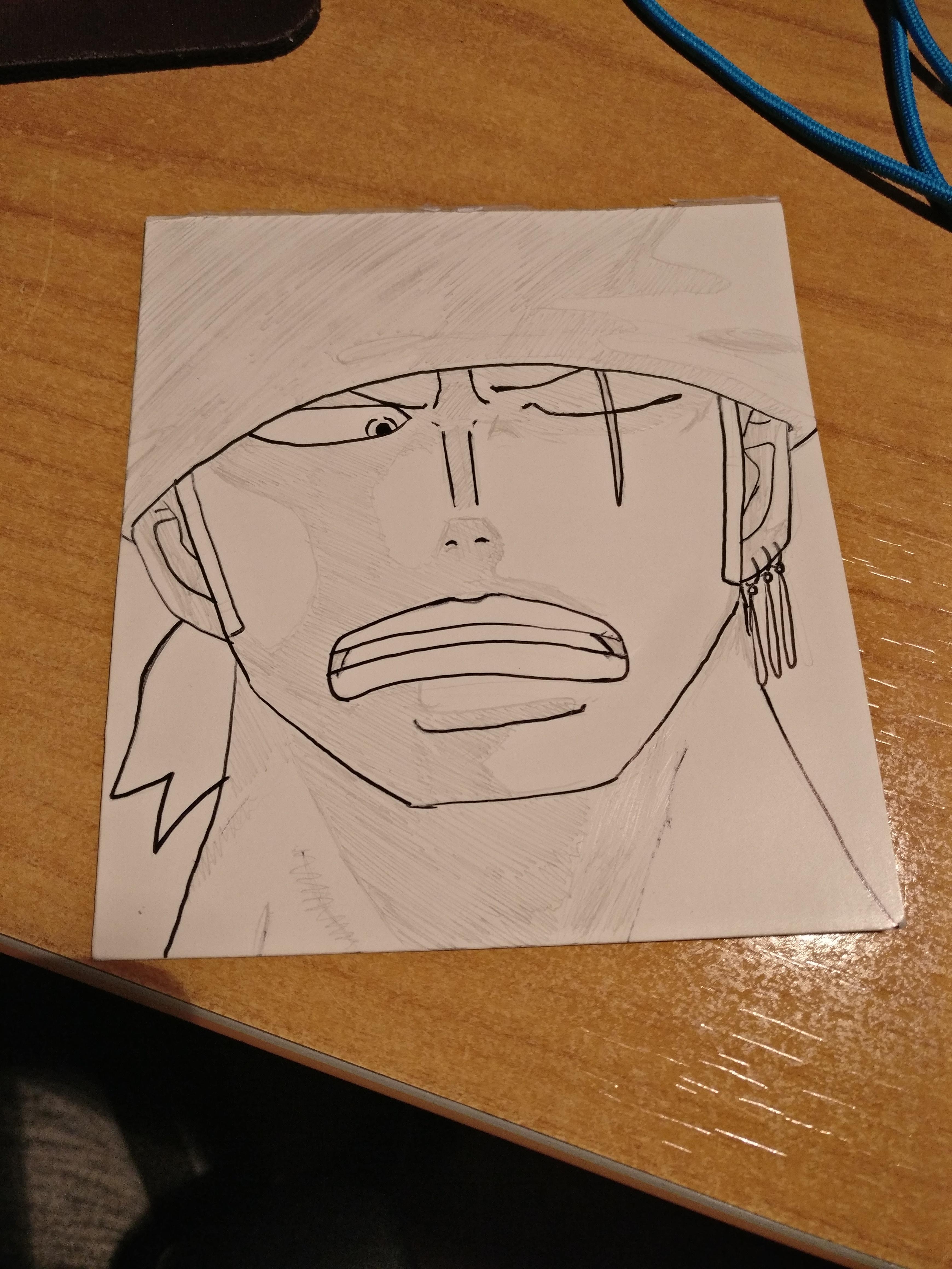 3480x4640 Zoro Wanted Poster Sketch Onepiece - Wanted Poster Sketch