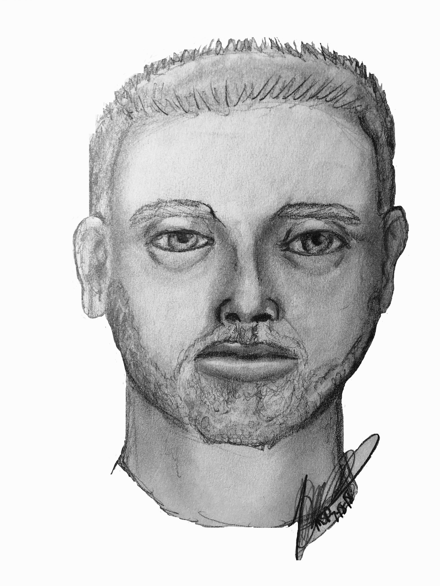 1536x2048 Police Release Sketch Of Man Wanted For Attempted Battle Creek - Wanted Sketch