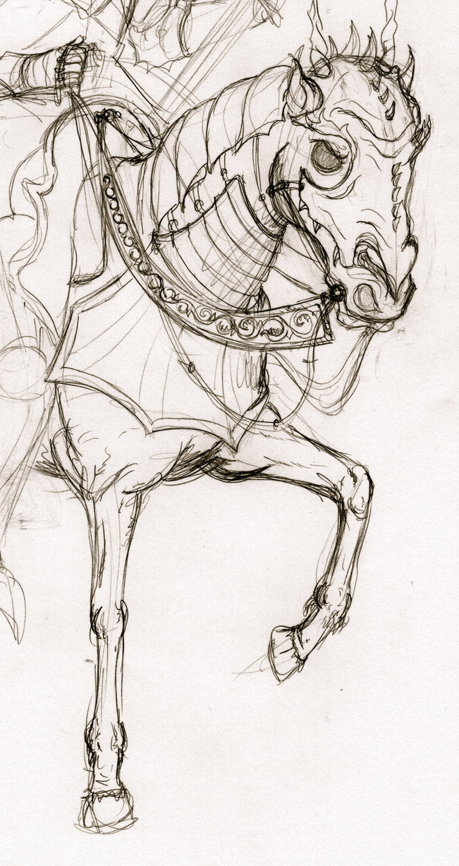 651x1227 War Horse Sketch By Jmdragunas - War Horse Sketch
