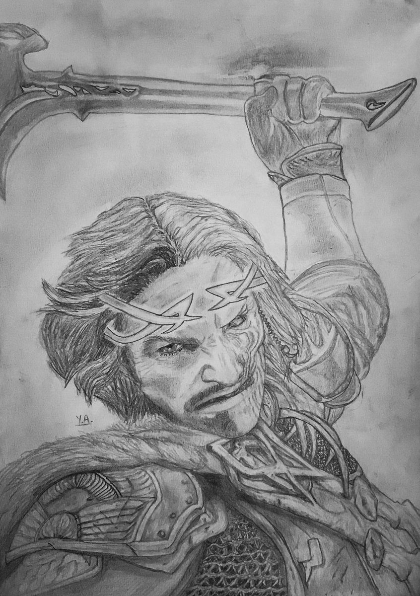 846x1200 Yakup On Twitter Shadow Of War - War Sketch