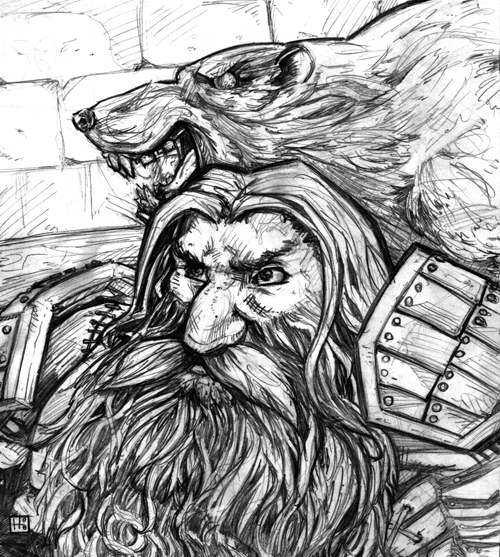 500x557 World Of Warcraft Sketch By Ehurley - Warcraft Sketch