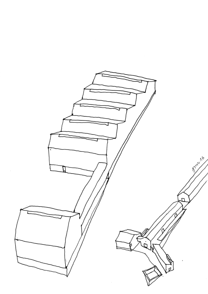 707x1000 Gallery Of Office Building And Industrial Warehouse - Warehouse Sketch