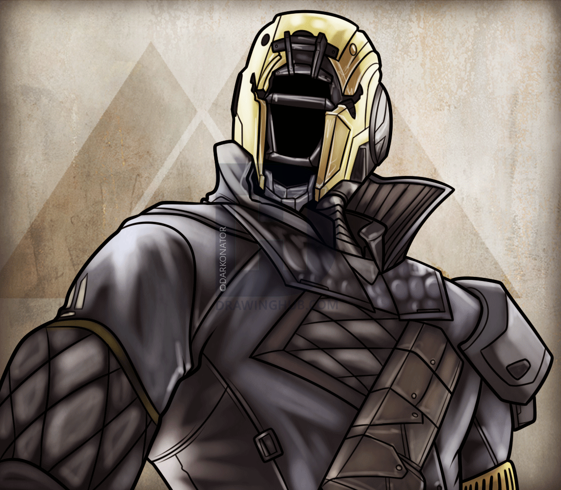 1100x961 How To Draw A Warlock From Destiny, Step By Step, Drawing Guide - Warlock Sketch