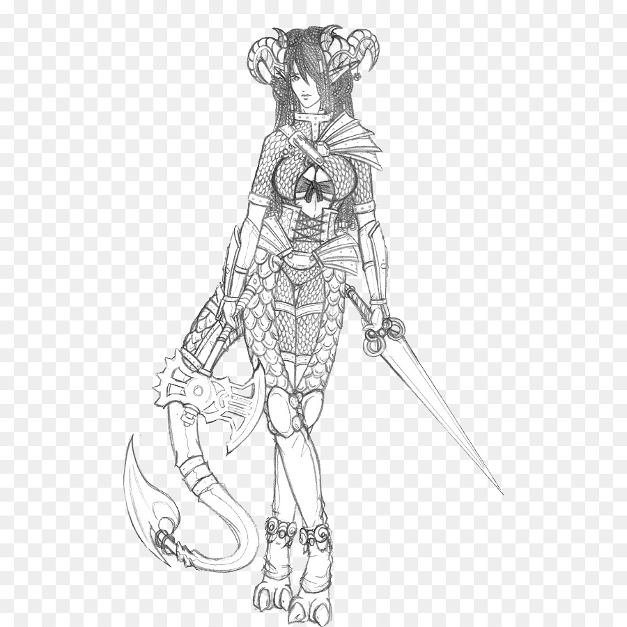 900x900 Sketch Drawing Visual Arts Illustration Comics - Warlock Sketch