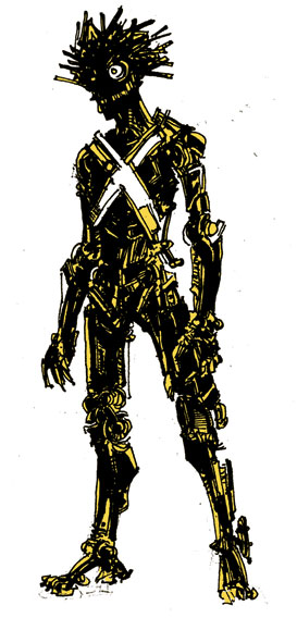 273x568 Whiskey Mech Warlock Sketch - Warlock Sketch