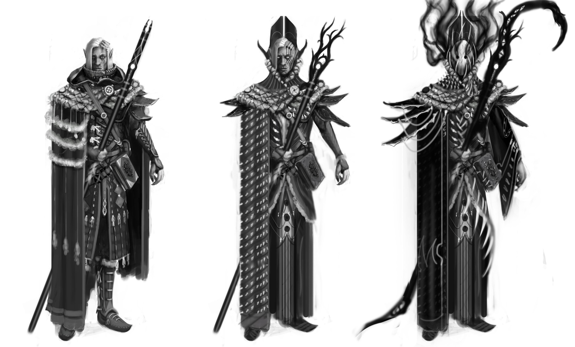 Warlock Sketch at PaintingValley.com | Explore collection of Warlock Sketch