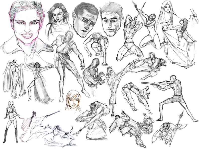 800x600 Warm Up Sketches 11 By Semie - Warm Up Sketches