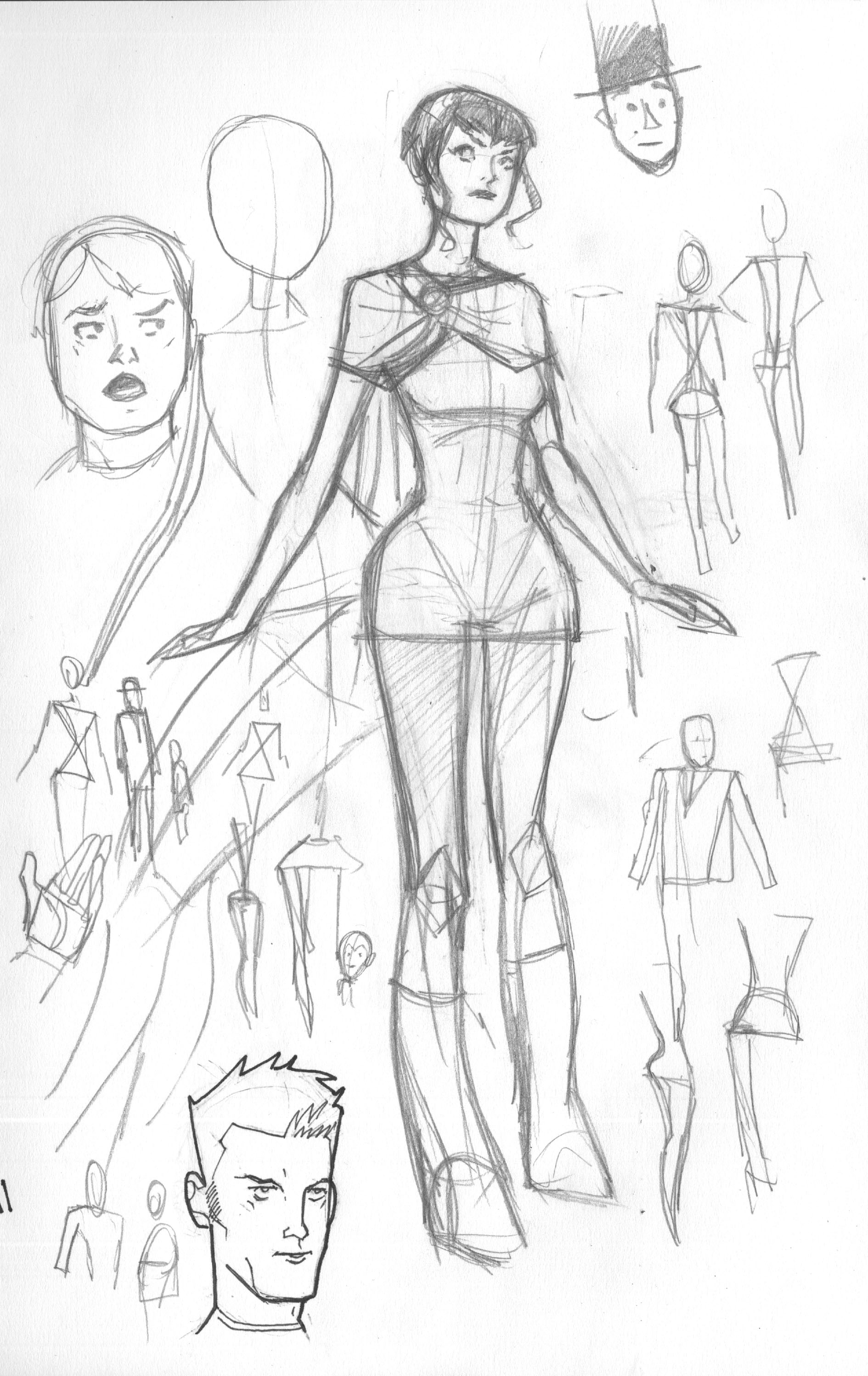 1890x2994 Warm Up Sketches, January David Hahn - Warm Up Sketches