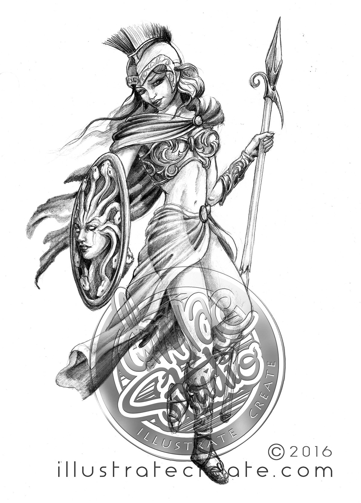 1200x1672 Warrior Girl - Warrior Girl Sketch