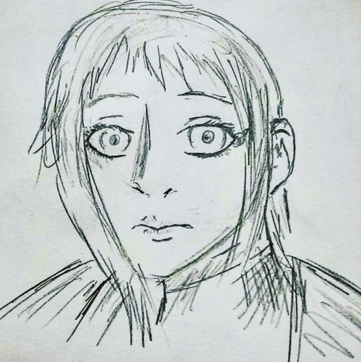 736x738 Warrior Girl Sketch By Zachreynoldson - Warrior Girl Sketch