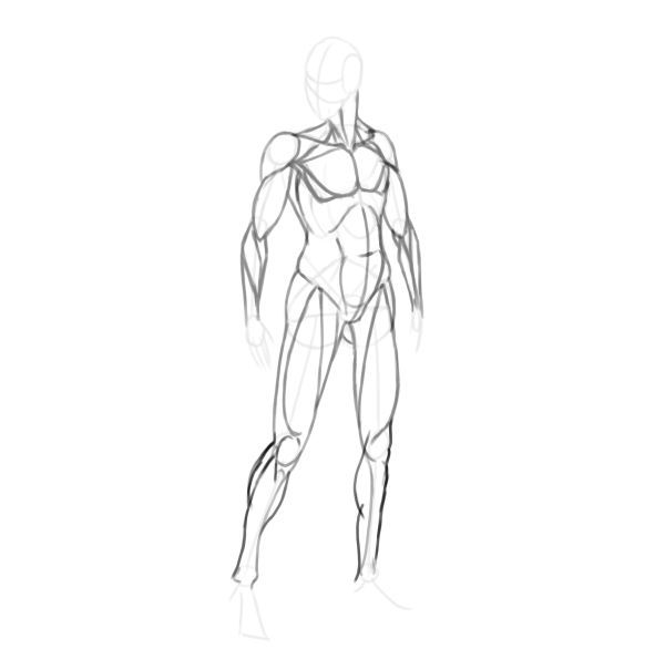 600x586 How To Design And Draw A Realistic Female Warrior - Warrior Sketch