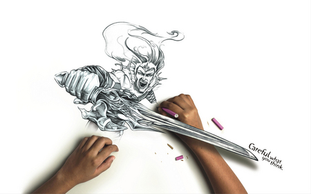 450x281 Warrior Sketch - Warrior Sketch