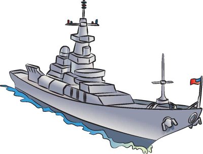 400x303 How To Draw Navy Ships In 8 Steps Howstuffworks - Warship Sketch