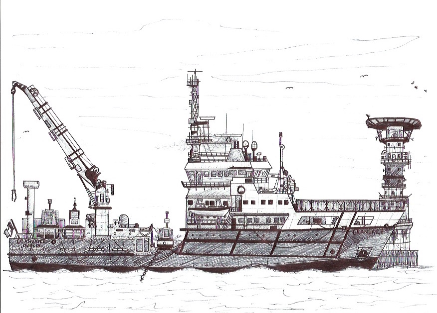 876x629 Ship Photos Of The Day - Warship Sketch