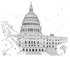 Washington Dc Sketch at PaintingValley.com | Explore collection of ...