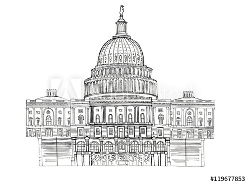 Washington Dc Sketch at PaintingValley.com | Explore collection of ...