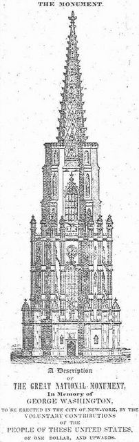 202x640 The Nyc That Never Was The Lost 425 Foot Washington Monument In - Washington Monument Sketch