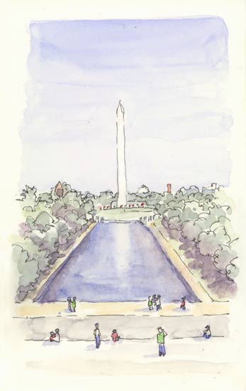 347x550 Sketching Washington Dc - Washington Sketch
