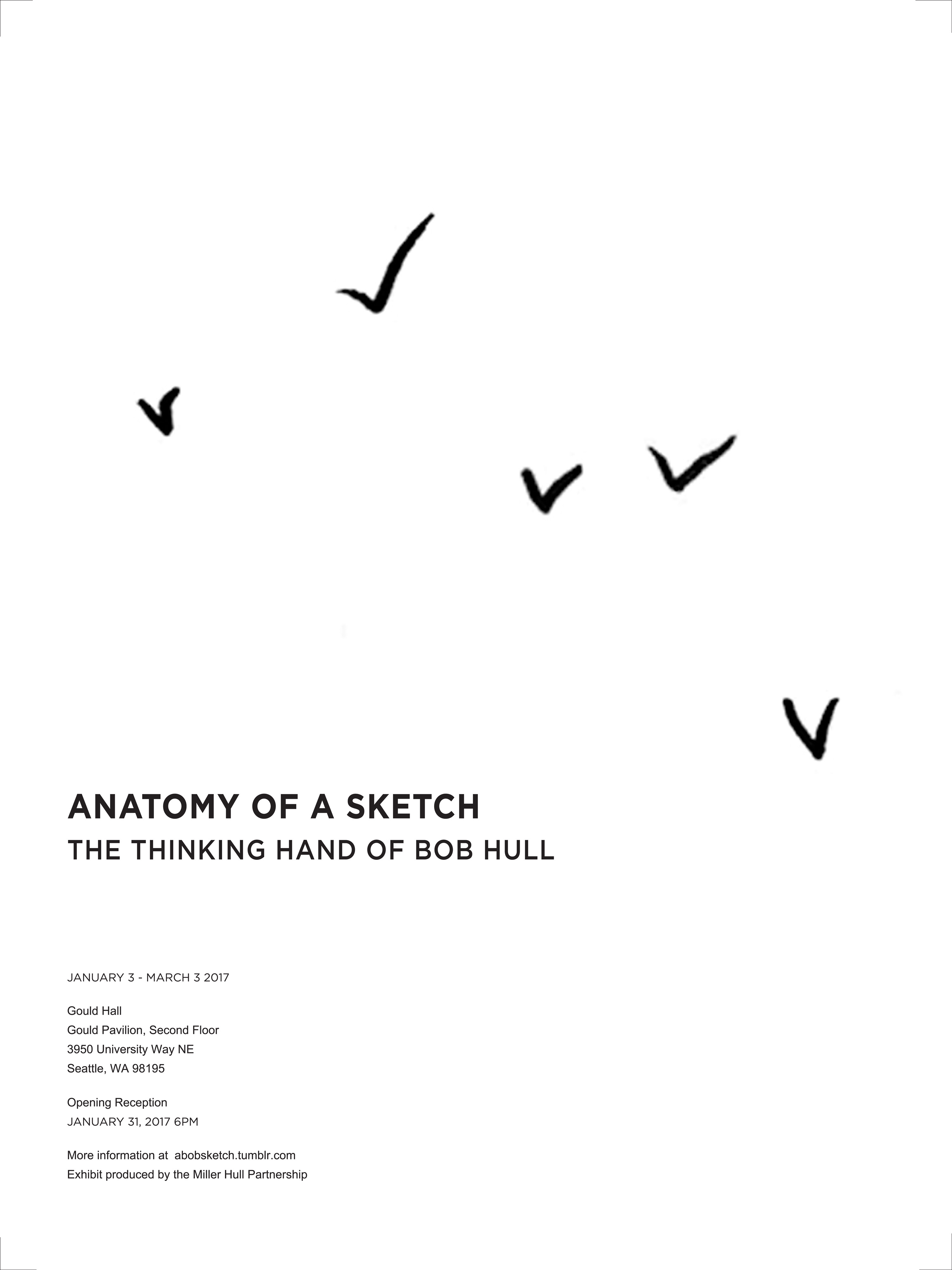 3000x4000 Uw Exhibition Poster Anatomy Of A Sketch - Washington Sketch