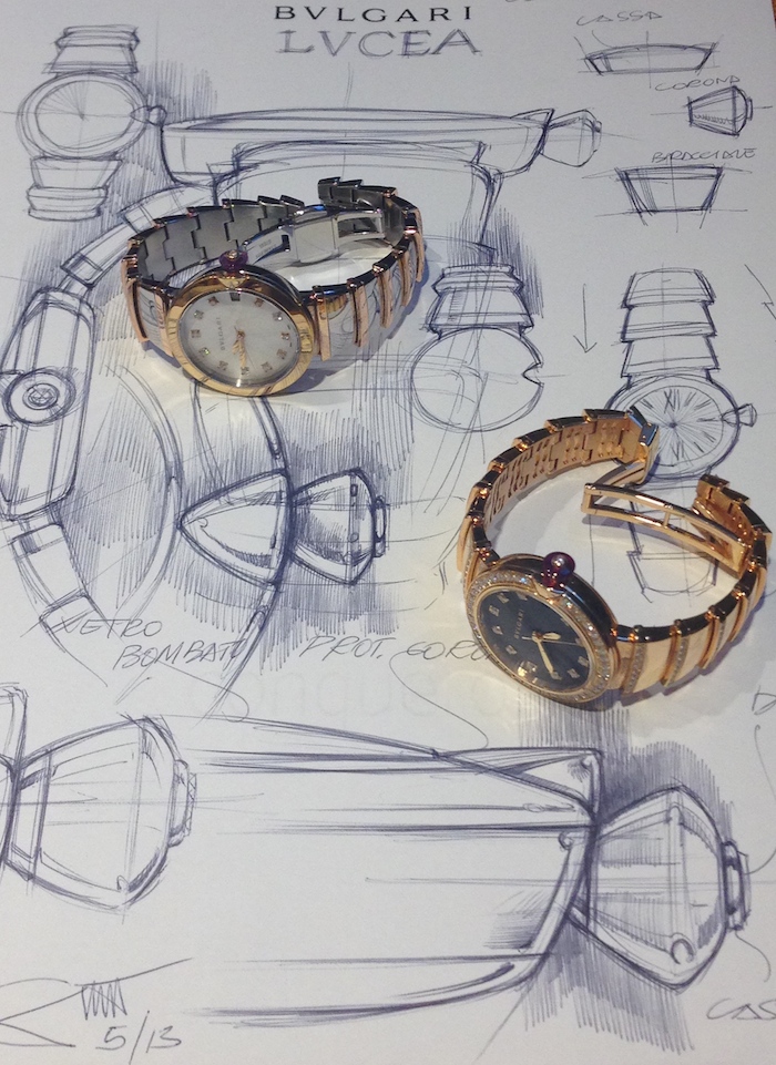700x961 A Moment In Time Fabrizio Buonamassa, Bulgari Watch Designer - Watch Design Sketches