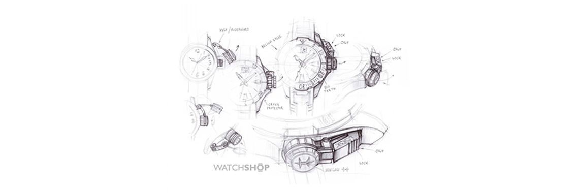 1140x380 4 Seriously Resilient Diving Watches For Every Budget - Watch Pencil Sketch