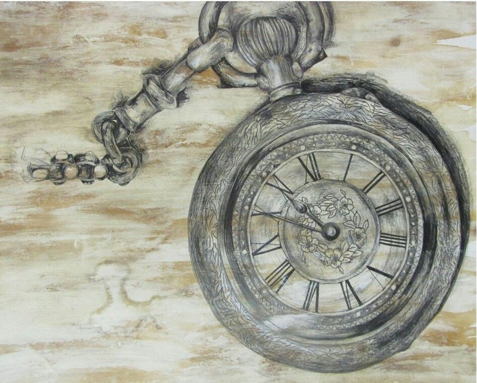 946x759 Pencil Drawing Of A Pocket Watch Body Art! - Watch Pencil Sketch