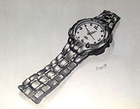 202x158 Venugopal Krishnakumar On Behance - Watch Pencil Sketch